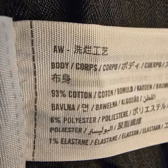 ABERCROMBIE & FITCH SUPER SKINNY ANKLE HIGH RISE BLACK JEANS W30 10R NWT - Picture 9 of 10